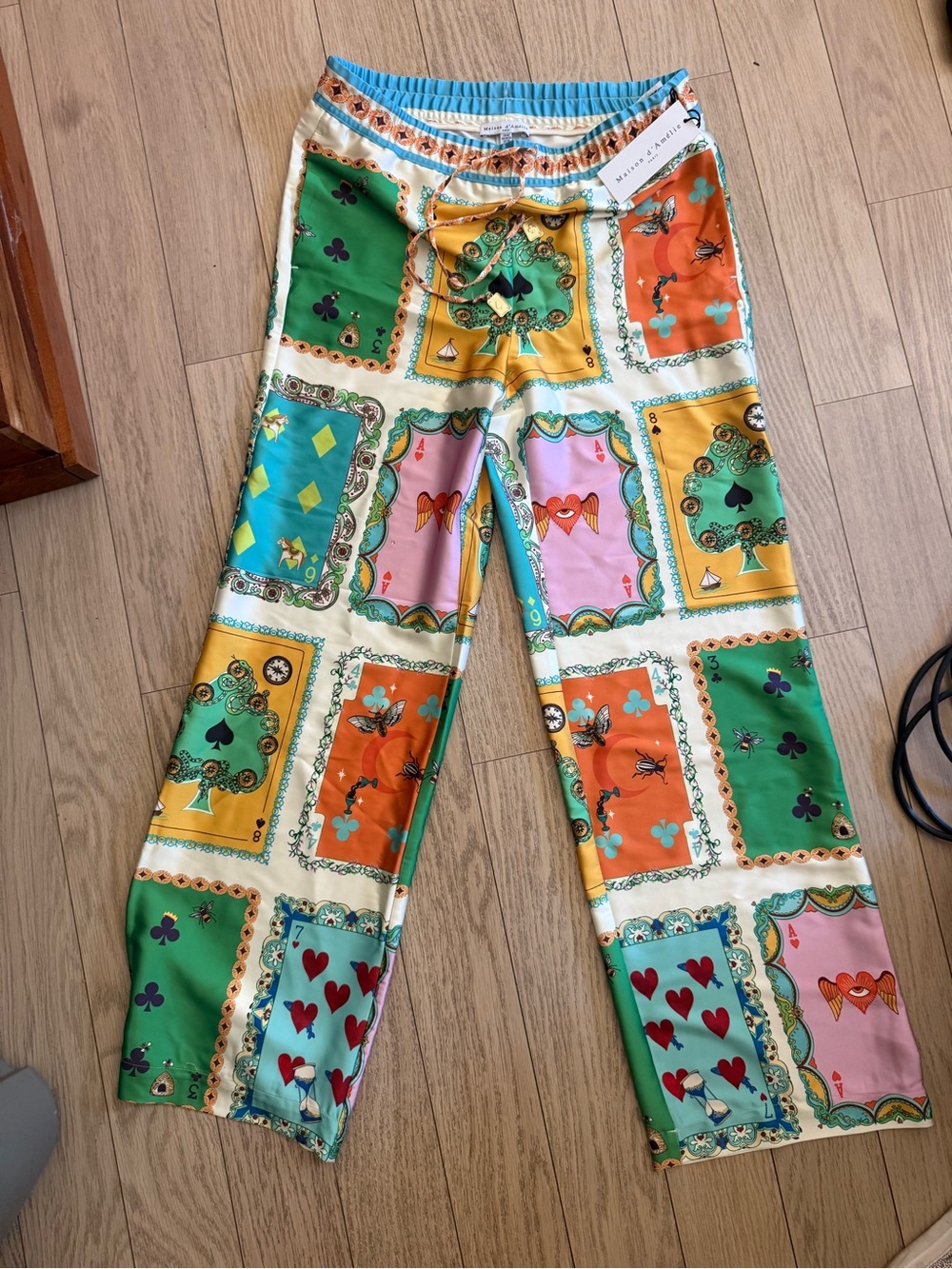 maison d Amélie RARE SOLD OUT designer playing card  pants
